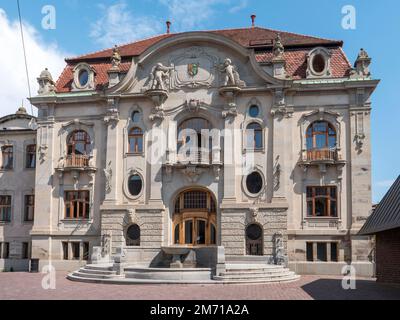 L'opulent bâtiment baroque de l'Office du Tourisme de Colmar et sa Region sur la place Unterlinden, Colmar, Grand est, Haut-Rhin, Alsace Banque D'Images