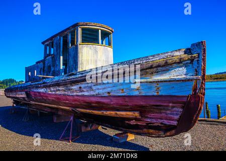 Bateau usé Banque D'Images