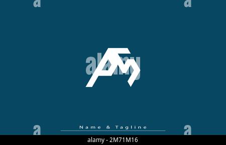 Lettres de l'alphabet initiales Monogram logo PS , SP Illustration de Vecteur