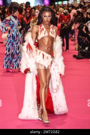 Londres, Royaume-Uni. 06th janvier 2023. Tayce au lancement de RuPaul Drag con UK 2023 à Londres. Crédit : SOPA Images Limited/Alamy Live News Banque D'Images