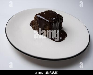 Gâteau maison délicieux avec chocolat, gâteau concept photos, foyer sélectif. Banque D'Images