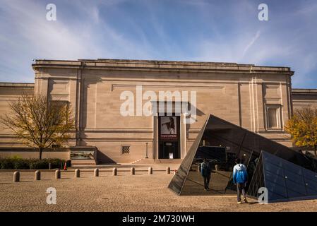 Pyramides de verre à la National Gallery of Art, Washington, D.C., États-Unis Banque D'Images