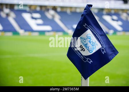 Preston, Royaume-Uni. 07th janvier 2023. Vue générale du stade Deepdale avant le match de la coupe Emirates FA Preston North End vs Huddersfield Town à Deepdale, Preston, Royaume-Uni, 7th janvier 2023 (photo de Steve Flynn/News Images) à Preston, Royaume-Uni le 1/7/2023. (Photo de Steve Flynn/News Images/Sipa USA) crédit: SIPA USA/Alay Live News Banque D'Images