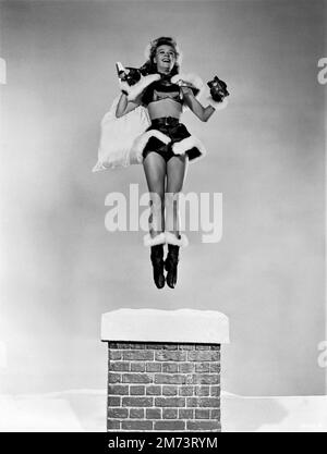 VERA-ELLEN à NOËL BLANC (1954), réalisé par MICHAEL CURTIZ. Crédit : PHOTOS / Album PARAMOUNT Banque D'Images