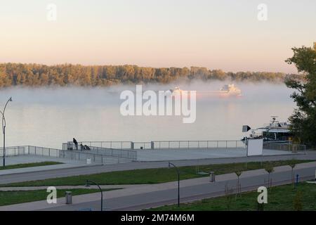 Voyageant à Ruse, près du Danube Banque D'Images