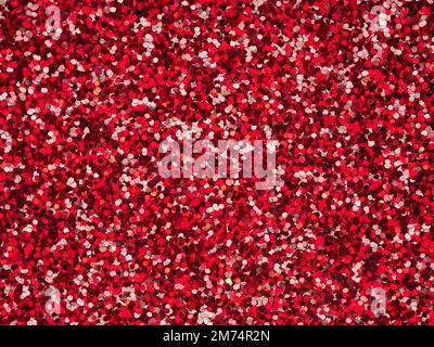 Fond contrasté rouge foncé brillant brillant brillant brillant papier d'emballage texture pour Noël vacances décoration de fond d'écran de saison, message d'accueil de Saint-Valentin Banque D'Images