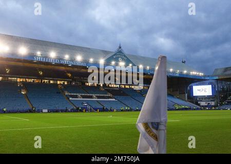 Hillsborough Stadium, Sheffield, Angleterre - 7th janvier 2023 vue générale du sol - avant le match Sheffield mercredi contre Newcastle United, Emirates FA Cup, 2022/23, Hillsborough Stadium, Sheffield, Angleterre - 7th janvier 2023 crédit: Arthur Haigh/WhiteRosePhotos/Alay Live News Banque D'Images