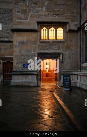 Bodleian Library Shop, Oxford, Royaume-Uni Banque D'Images