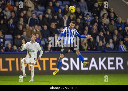 Sheffield, Royaume-Uni. 07th janvier 2023. SHEFFIELD, ANGLETERRE - 7 JANVIER : Marvin Johnson de Sheffield mercredi pendant le match de la FA Cup entre Sheffield mercredi et Newcastle United à Hillsborough on 7 janvier 2023 à Sheffield, Royaume-Uni. (Photo de Richard Callis/SPP) (Foto: Richard Callis/Sports Press photo/C - DÉLAI D'UNE HEURE - ACTIVER FTP SEULEMENT SI LES IMAGES DE MOINS D'UNE HEURE - Alay) crédit: SPP Sport Press photo. /Alamy Live News Banque D'Images