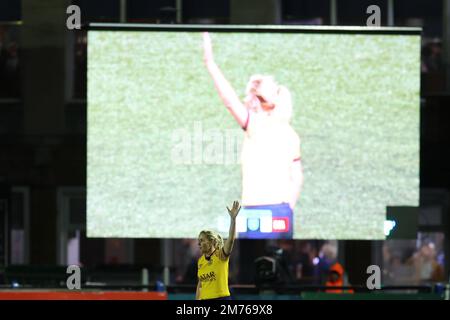 Cardiff, Royaume-Uni. 07th janvier 2023. L'arbitre Joy Neville en action. United Rugby Championship, Cardiff Rugby v Scarlets au BT Sport Cardiff Arms Park à Cardiff, pays de Galles, le samedi 7th janvier 2023. photo par Andrew Orchard/Andrew Orchard sports photographie/Alamy Live News crédit: Andrew Orchard sports photographie/Alamy Live News Banque D'Images