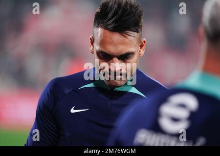 Monza, Italie. 07th janvier 2023. Lautaro Martinez (FC Inter) pendant l'AC Monza vs Inter - FC Internazionale, football italien série A match à Monza, Italie, 07 janvier 2023 crédit: Agence de photo indépendante/Alamy Live News Banque D'Images