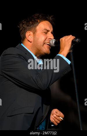 Terry Hall - The Specials, V2008, Hylands Park, Chelmsford, Essex, Royaume-Uni - 22 août 2009 Banque D'Images