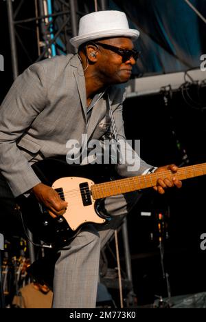 Lynval Golding - The Specials, V2008, Hylands Park, Chelmsford, Essex, Royaume-Uni - 22 août 2009 Banque D'Images