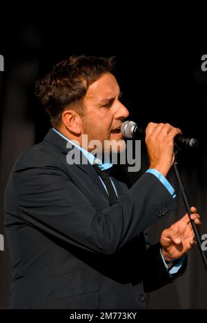 Terry Hall - The Specials, V2008, Hylands Park, Chelmsford, Essex, Royaume-Uni - 22 août 2009 Banque D'Images