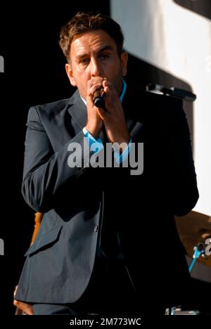 Terry Hall - The Specials, V2008, Hylands Park, Chelmsford, Essex, Royaume-Uni - 22 août 2009 Banque D'Images