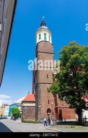 Opava (Troppau) : cathédrale de l'Assomption de la Vierge Marie à Moravskoslezsky, région morave-silésienne, région Mährisch-Schlesische, Tchèque Banque D'Images