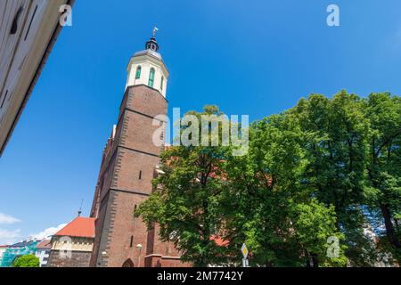 Opava (Troppau) : cathédrale de l'Assomption de la Vierge Marie à Moravskoslezsky, région morave-silésienne, région Mährisch-Schlesische, Tchèque Banque D'Images