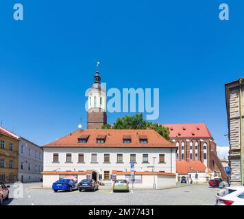 Opava (Troppau) : cathédrale de l'Assomption de la Vierge Marie à Moravskoslezsky, région morave-silésienne, région Mährisch-Schlesische, Tchèque Banque D'Images