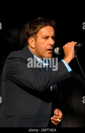 Terry Hall - The Specials, V2008, Hylands Park, Chelmsford, Essex, Royaume-Uni - 22 août 2009 Banque D'Images