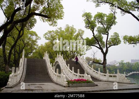 Deux Rivières et quatre lacs,Guangxi Banque D'Images