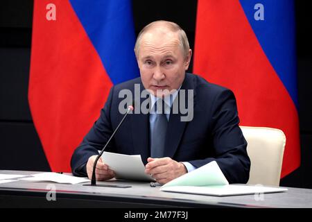 Vladimir POUTINE (président de la Russie) une image, couper un motif, demi-figure, demi-figure. sur 23.12.2022. Photo: Le Kremlin Moscou via Banque D'Images