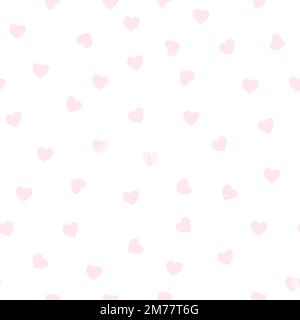 Motif coeur rose sans couture vectoriel Illustration de Vecteur