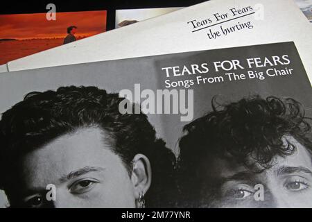 Viersen, Allemagne - 9 novembre. 2022: Gros plan de la couverture en vinyle isolée du groupe britannique Tears for Say Banque D'Images