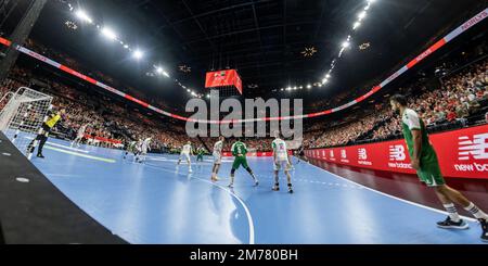 Copenhague, Danemark. 07th janvier 2023. Royal Arena vu lors du match d'essai de la coupe Norlys entre le Danemark et l'Arabie Saoudite à Copenhague. (Crédit photo : Gonzales photo/Alamy Live News Banque D'Images