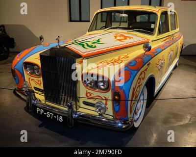 1969 Rolls-Royce Phantom VI au musée automobile de Málaga, Espagne. Banque D'Images