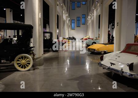 Museo automovilistico, musée automobile de Malaga, Espagne. Banque D'Images