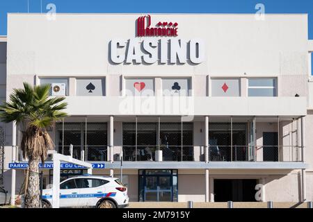 Façade du CASINO Partouche à Bandol, sud de la France, Europe Banque D'Images
