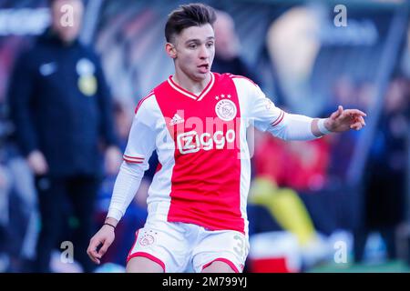 08-01-2023: Sport:NEC v Ajax NIJMEGEN, PAYS-BAS - JANVIER 8: Francisco Conceicao (Ajax) pendant le match Eredivisiie NEC Nijmegen et AFC Ajax à d. Banque D'Images