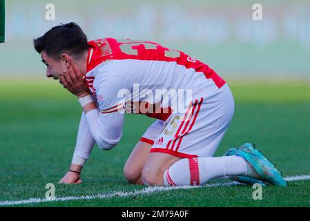 08-01-2023: Sport:NEC v Ajax NIJMEGEN, PAYS-BAS - JANVIER 8: Francisco Conceicao (Ajax) pendant le match Eredivisiie NEC Nijmegen et AFC Ajax à d. Banque D'Images