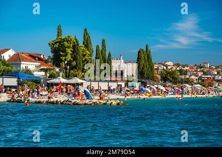 Okrug gornji, île de Čiovo Banque D'Images