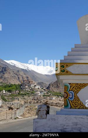 Monastère du Likir ou Likir Gompa, Ladakh, Inde Banque D'Images