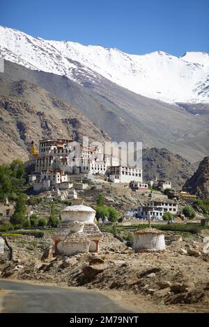 Monastère du Likir ou Likir Gompa, Ladakh, Inde Banque D'Images