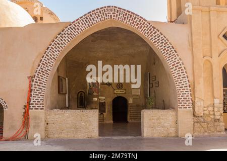 WADI NATRUN, EGYPTE - 30 JANVIER 2019 : monastère de Saint Pishoy (Bishoi) à Wadi El Natrun, Egypte Banque D'Images