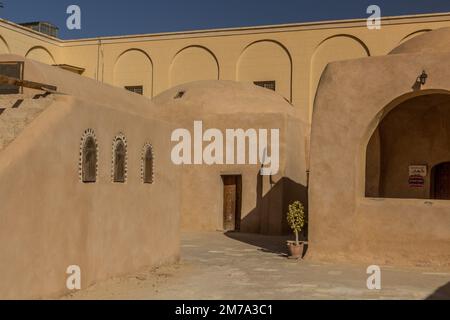 Monastère de Saint Pishoy (Bishoi) à Wadi El Natrun, Égypte Banque D'Images