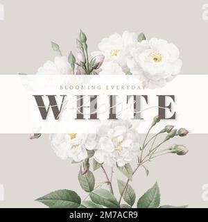 Motif fleuri de mariage et d'invitation Illustration de Vecteur