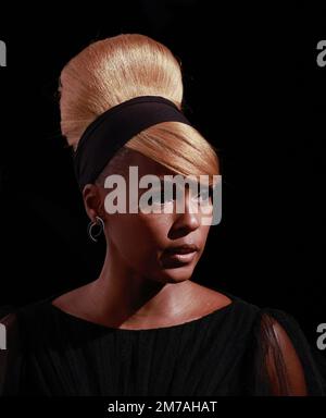 New York, États-Unis. 8th janvier 2023. Janelle Monae arrive sur le tapis rouge au Gala des prix 2023 du Conseil national de révision, à la rue Cipriani 42nd, dimanche, à 08 janvier 2023, à New York. Photo de John Angelillo/UPI crédit: UPI/Alay Live News Banque D'Images