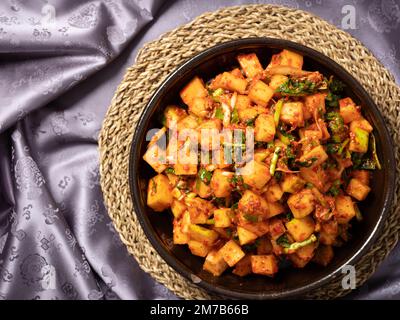 Kimchi de radis, cuisine traditionnelle coréenne Banque D'Images