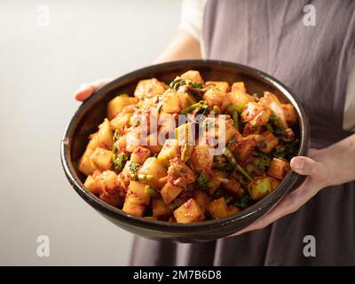 Kimchi de radis, cuisine traditionnelle coréenne Banque D'Images