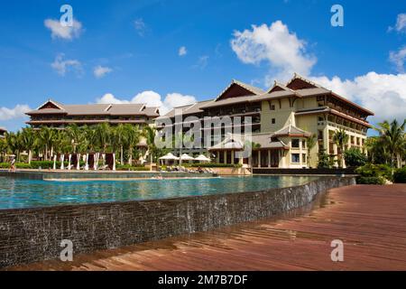 Hainan,Sanya,Yalong Bay,Jinmao Hotel,Ritz-Carlton Banque D'Images