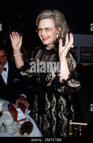 Donna Reed en soirée à Cartier's en 1984 crédit: Ralph Dominguez/MediaPunch Banque D'Images