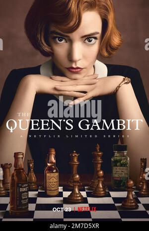 L'affiche Gambit de la Reine Anya Taylor-Joy Banque D'Images