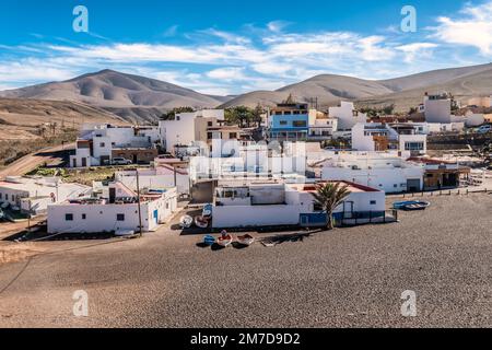 Puerto de la Pena sur la côte ouest de Fuerteventura, Espagne Banque D'Images