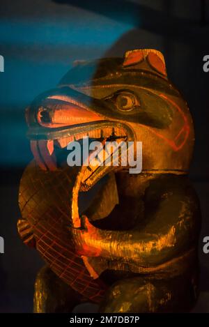 Masques rituels indiens, Musée national des Indiens d'Amérique, Washington, D.C., États-Unis Banque D'Images