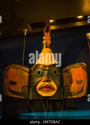 Masques rituels indiens, Musée national des Indiens d'Amérique, Washington, D.C., États-Unis Banque D'Images