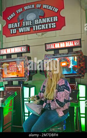 L'arcade sur Brighton Palace Pier Banque D'Images