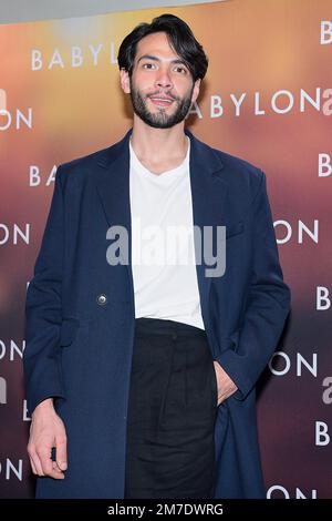 Mexico, Mexique. 8th janvier 2023. Diego Calva assiste à la Babylone Photocall. Sur 8 janvier 2023 à Mexico, Mexique. (Credit image: © Jaime Nogales/eyepix via ZUMA Press Wire) Banque D'Images